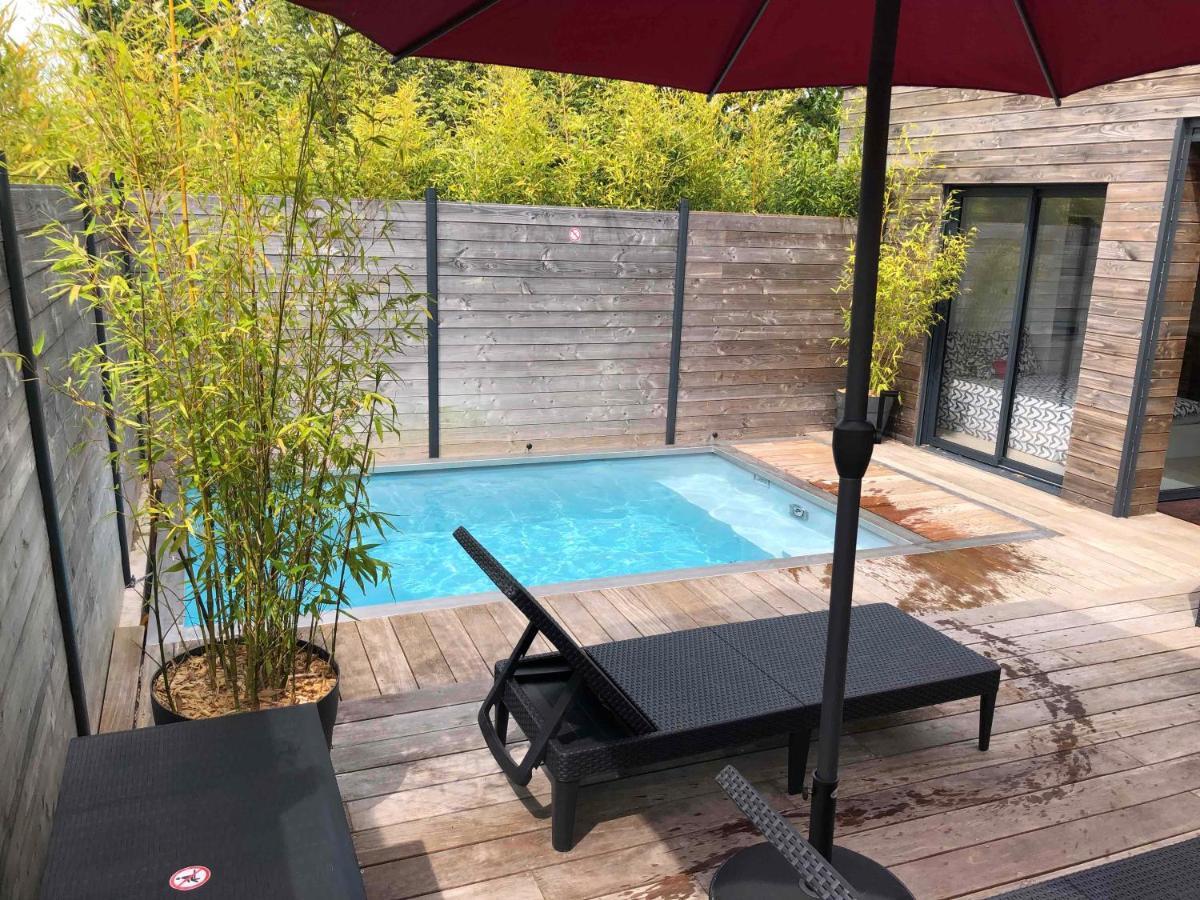 Loft Privatise Avec Spa Xxl Et Piscine Chauffee Bruz Dış mekan fotoğraf
